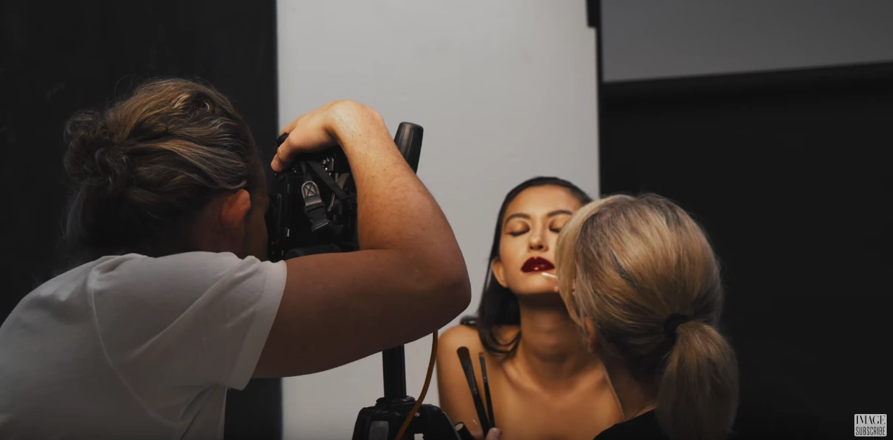 Watch: go behind the scenes of the December issue cover shoot