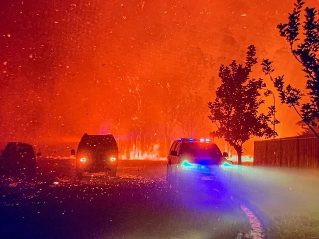 Australian fires - photo by Dirk Diggety