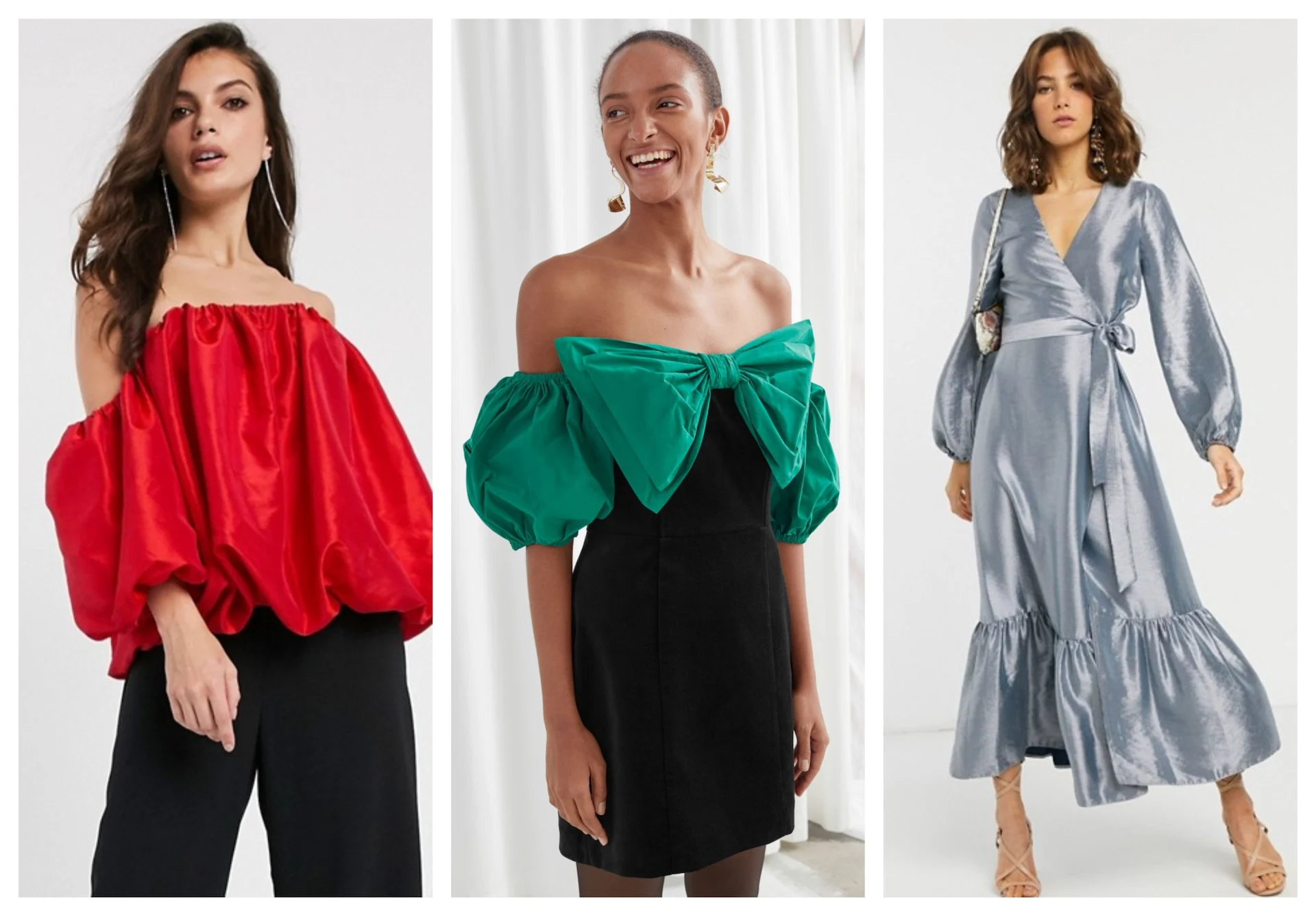 1980s’ taffeta is back in a big way, and these 7 high street pieces are the perfect way to try it out