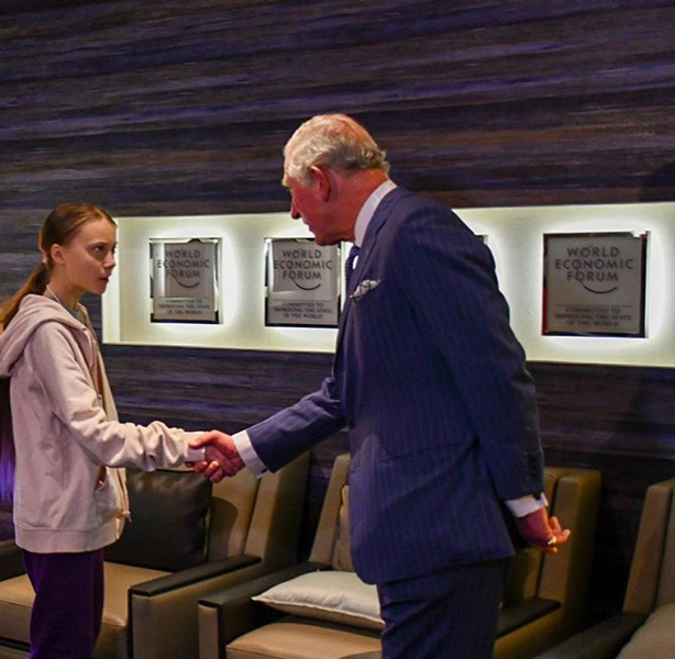 Prince Charles Greta Thunberg