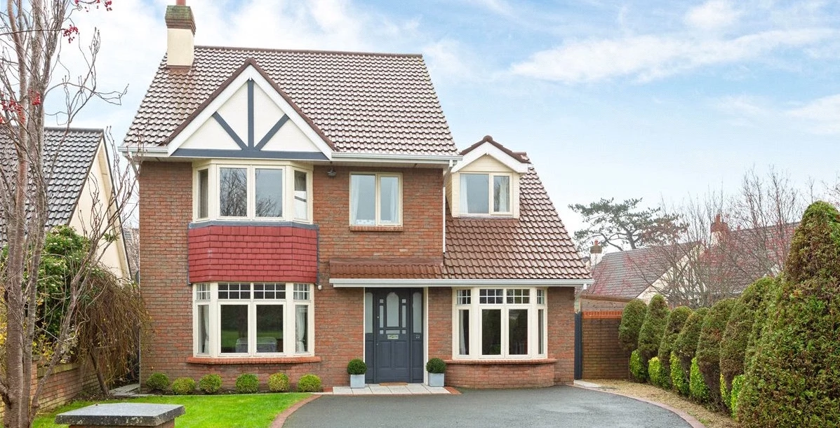 This 4-bed house (with extension) in Foxrock is on the market for €900K