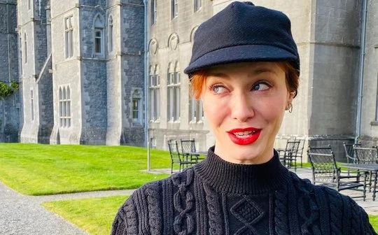 Christina Hendricks’ Ashford Castle wardrobe is all we want for the new year