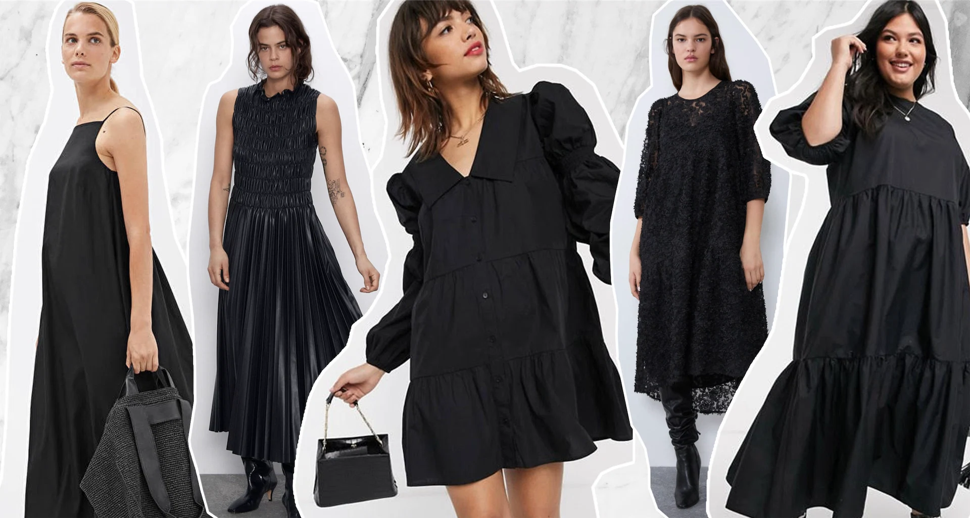 Move over LBD: Big Black Dresses are our new shape of choice