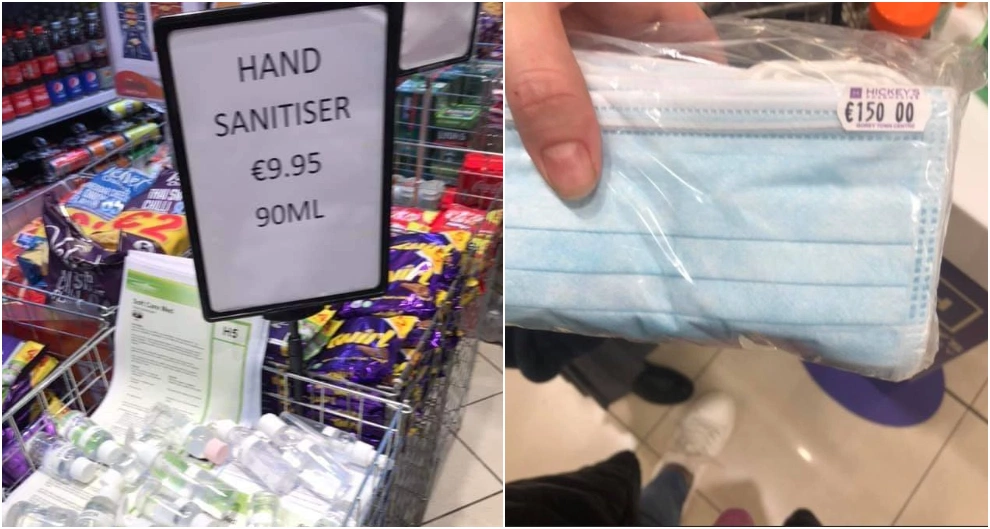 Irish consumers outraged as shops use Covid-19 as ‘business opportunity’
