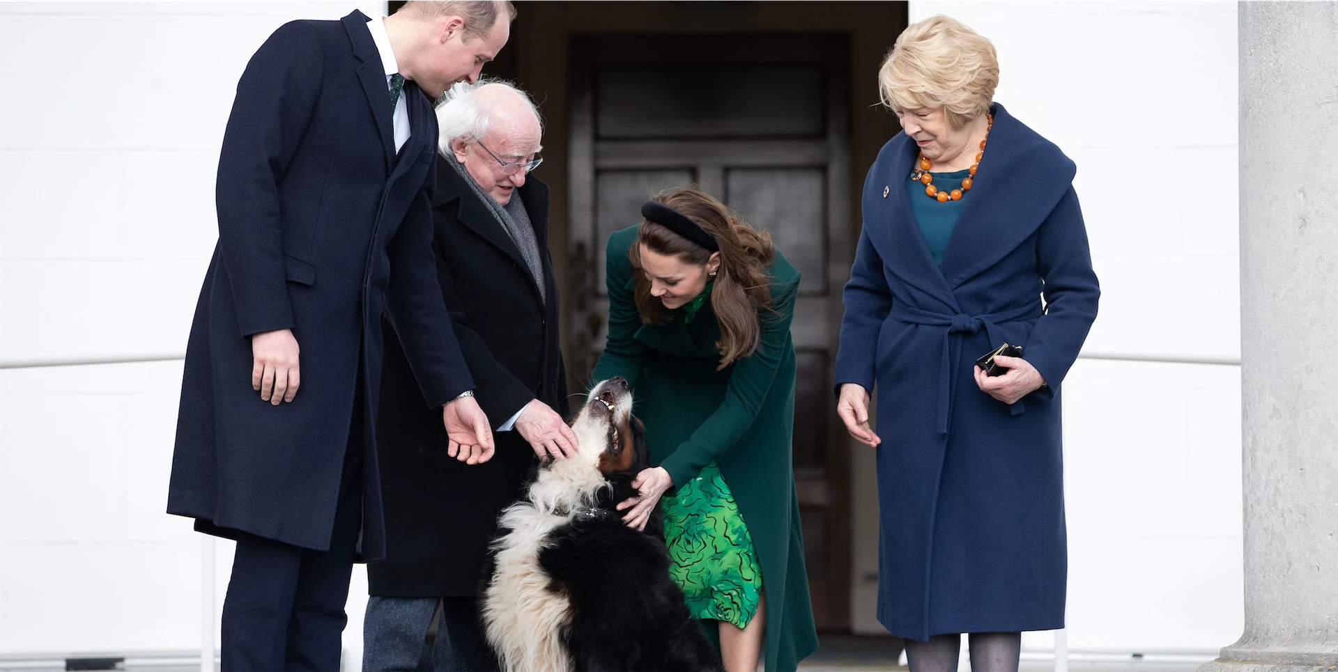 Bród steals the show as Prince William and Kate Middleton visit Áras an Uachtaráin