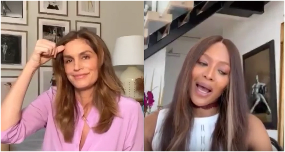 Naomi Campbell and Cindy Crawford talk modelling, Princess Diana, Playboy and quarantine