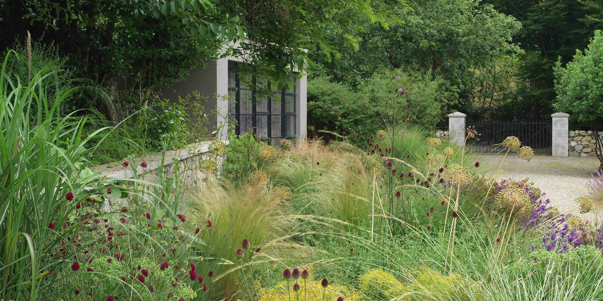 This garden in the Wicklow Mountains blends into the wilderness