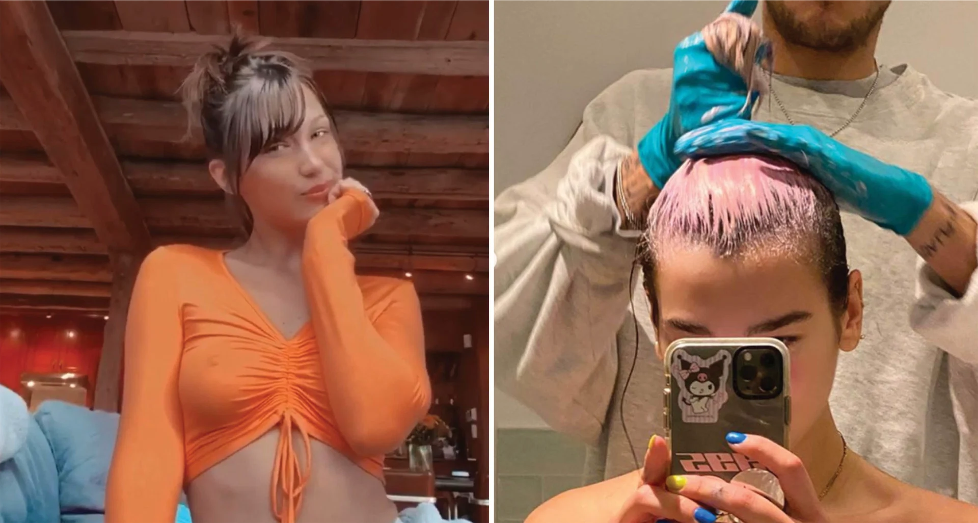 Celebrities are making drastic changes to their hair in lockdown and we’re so tempted to join them