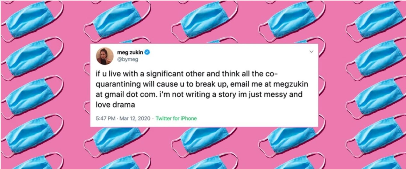 Social Distance Project: the anonymous Instagram account where people vent about life under lockdown