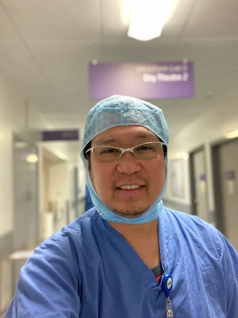 essential workers male nurse