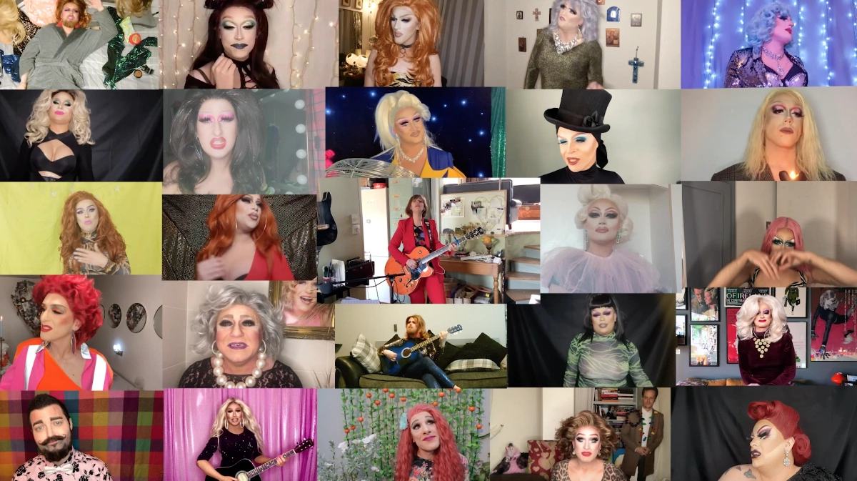 WATCH: 23 drag queens and kings sing ‘Only A Woman’s Heart’ in support of Age Action