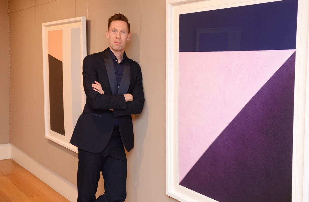 Daniel Holfeld at his RIAI exhibition