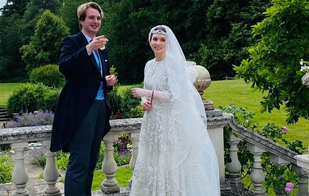 Roald Dahl’s grandson marries Princess Raiyah of Jordan
