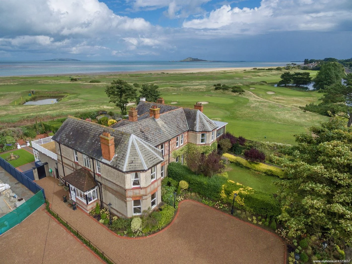 Overlooking the golf course and the sea, this house for sale in Sutton is on at €1.495 million