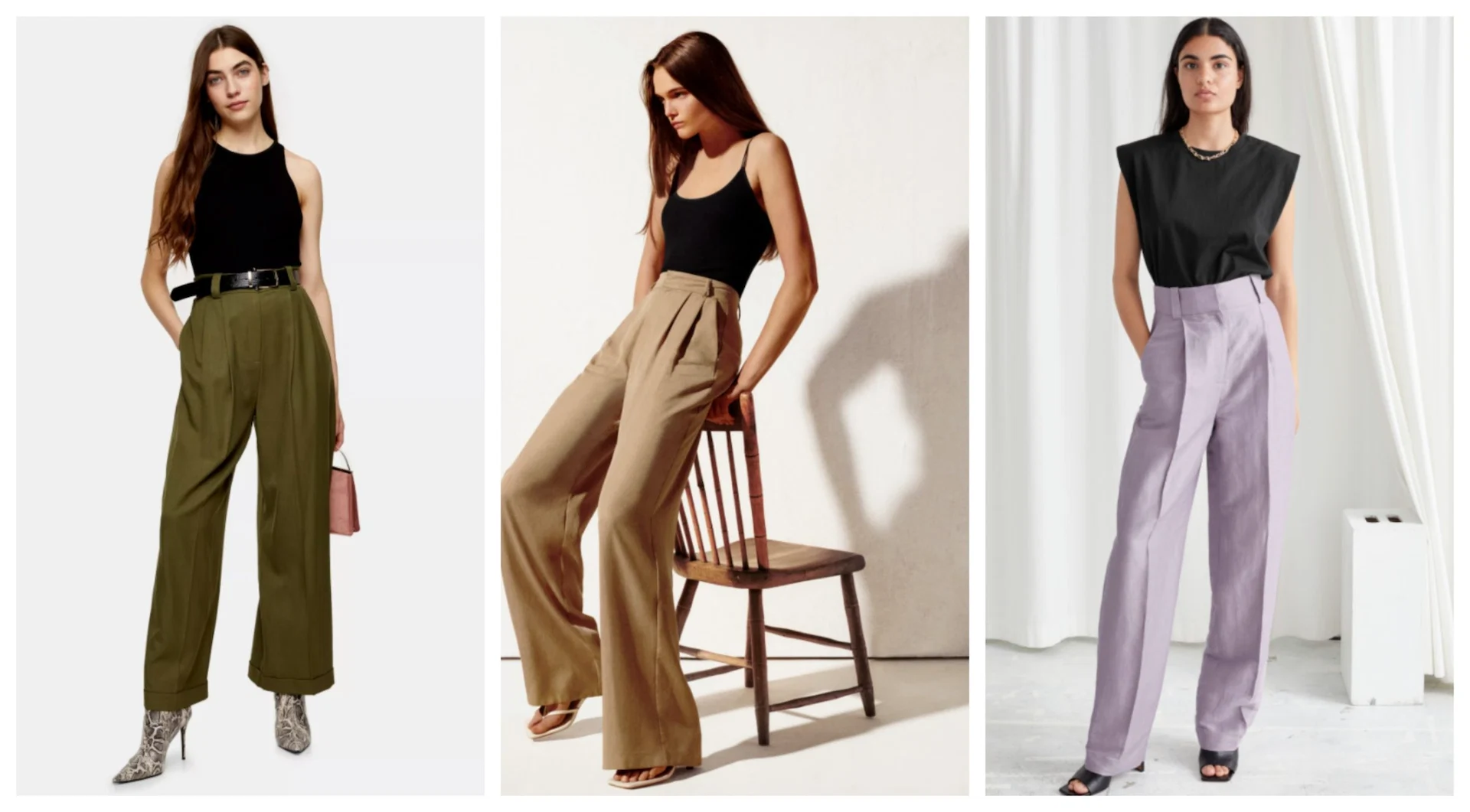 I live in wide leg trousers, and these are some of my favourites