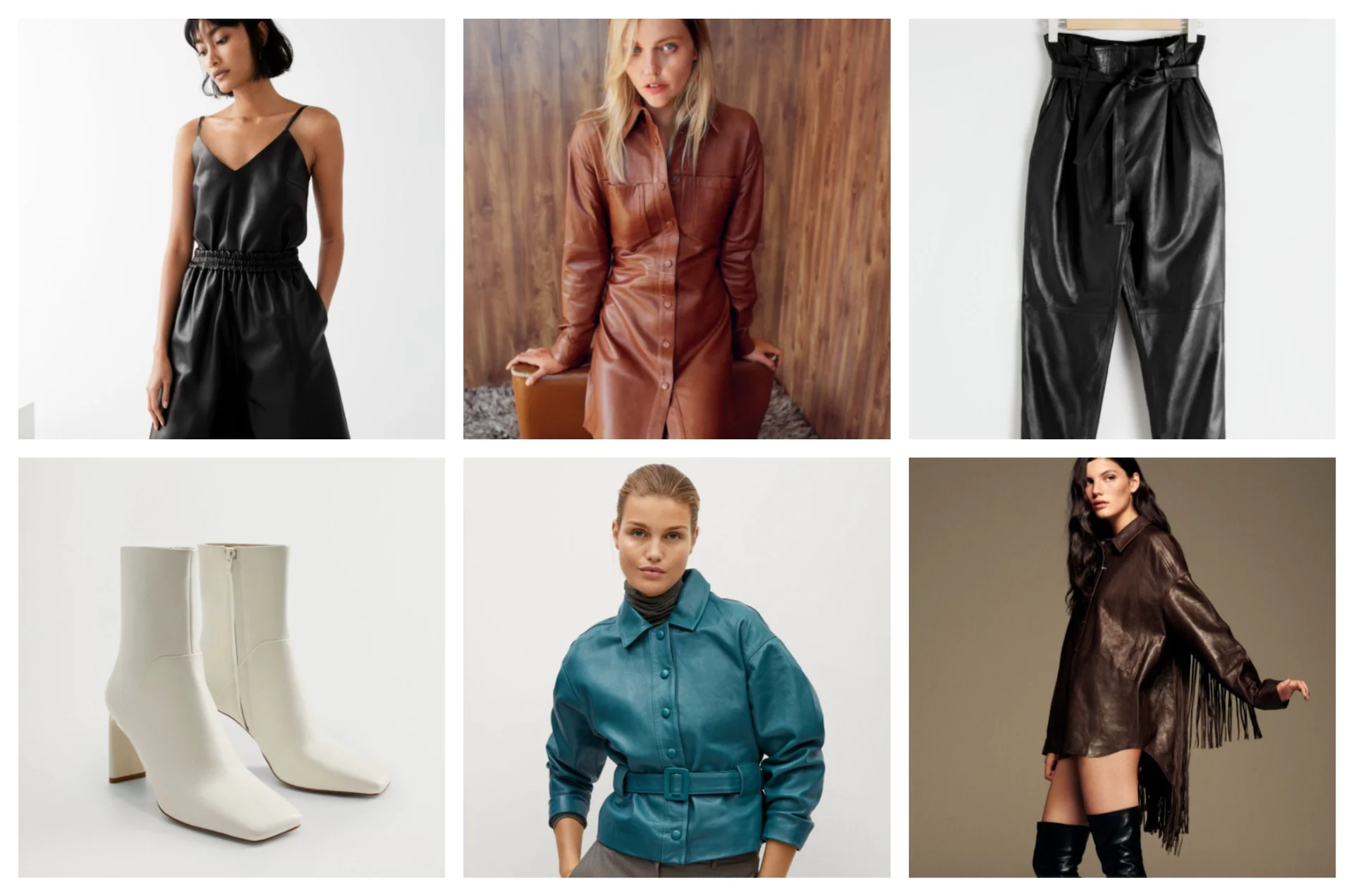 12 leather high street pieces to complete your autumn capsule wardrobe