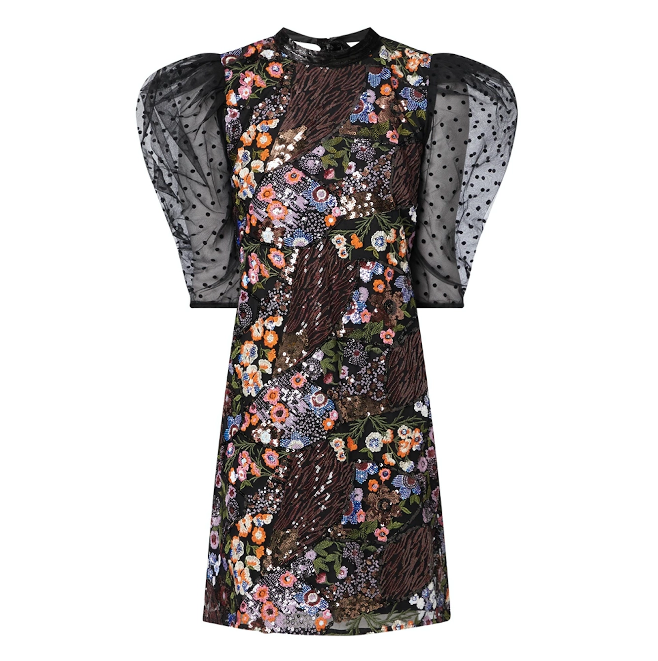 Fee G Sequin Embroidered Midi Dress €265