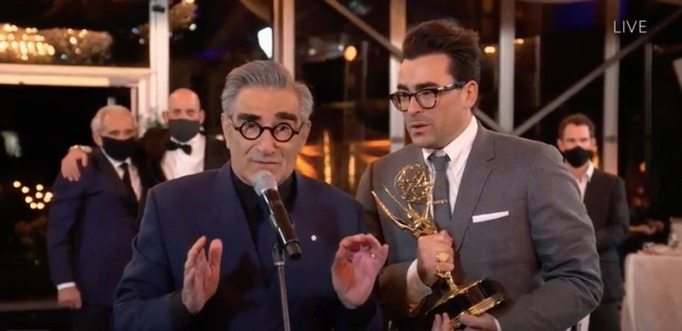Schitt’s Creek wins big at last night’s Emmys with 7 comedy awards