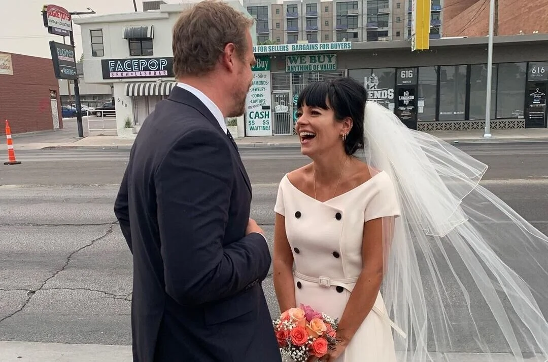 8 vintage wedding gowns inspired by Lily Allen’s Vegas dream dress