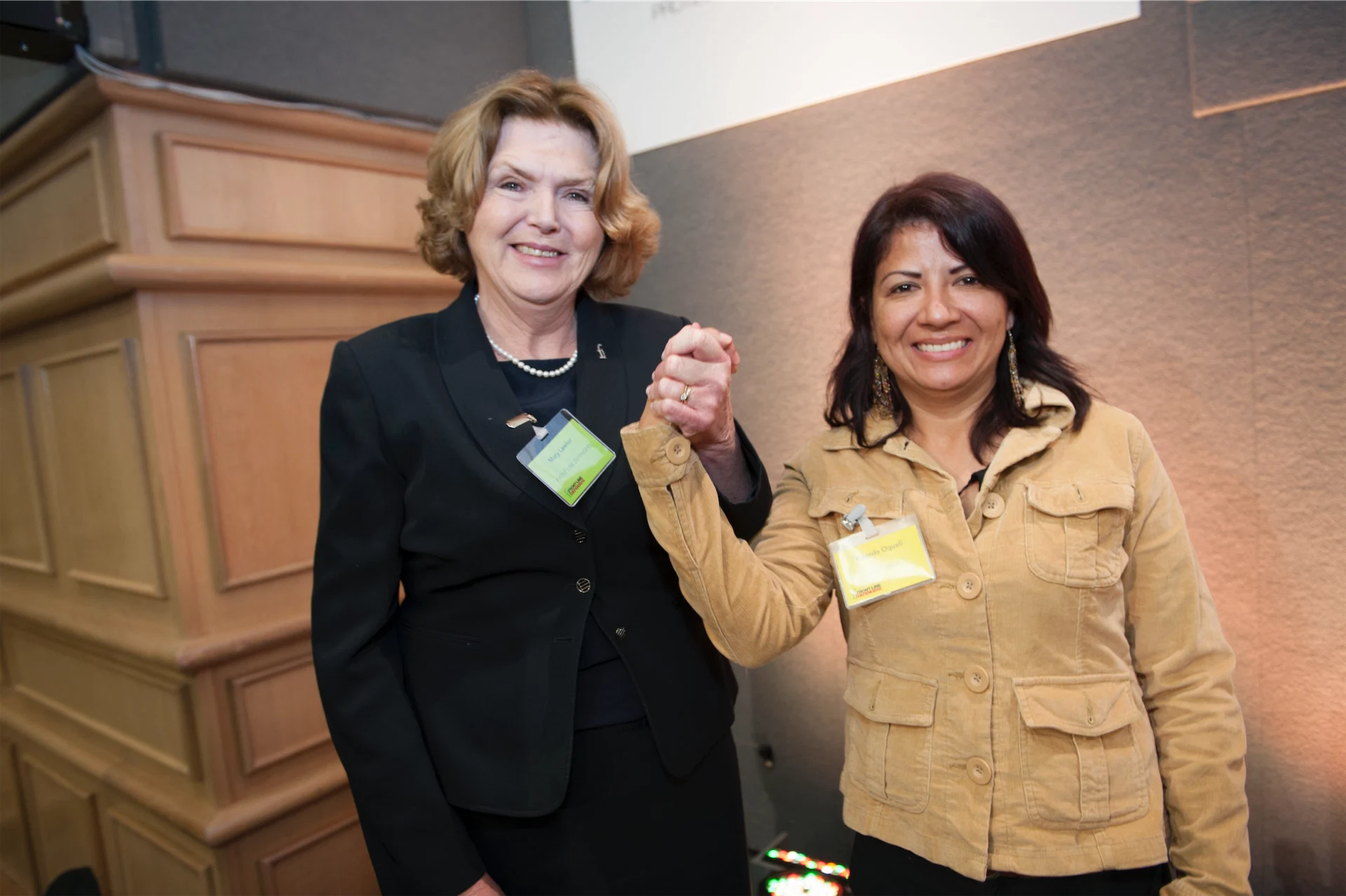 Mary and Guatemalan woman human rights defender Yolanda Oquelí