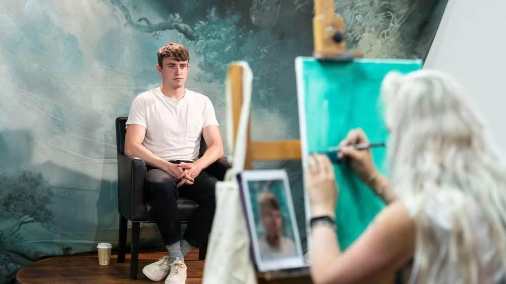 Sneak preview: Paul Mescal is a sitter on tonight’s Portrait Artist of the Year