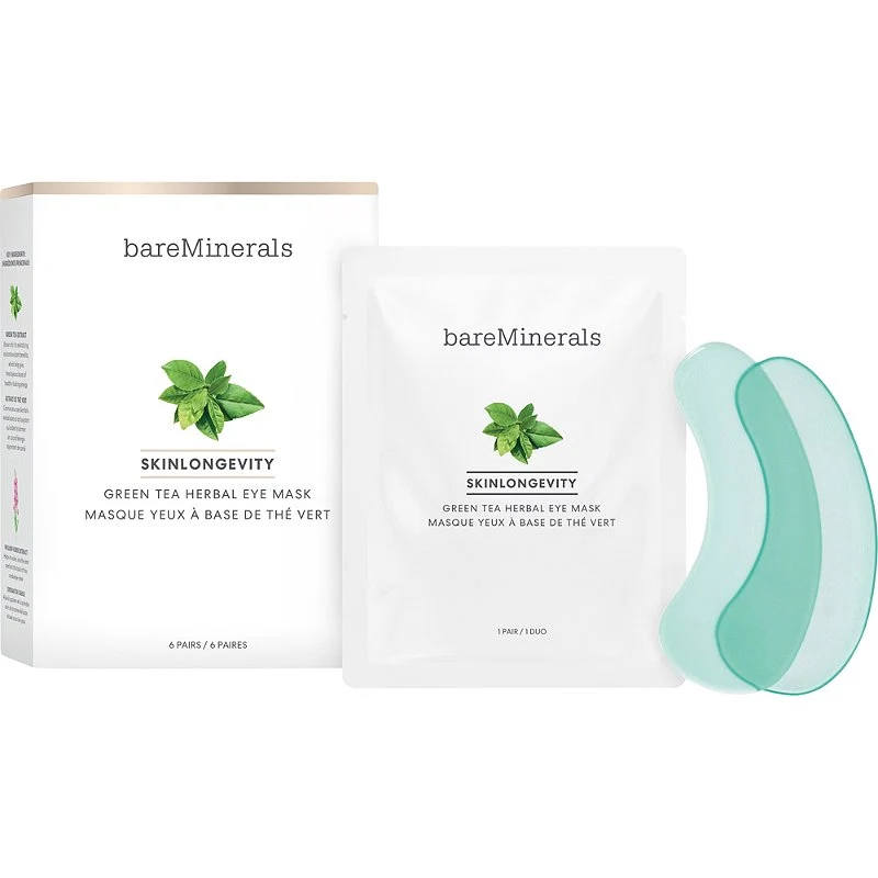 Bareminerals Skinlongevity Green Tea Herbal Eye Mask, €33.99