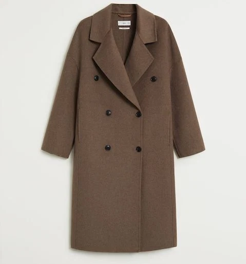 Mango Handmade Wool Coat, €149.99
