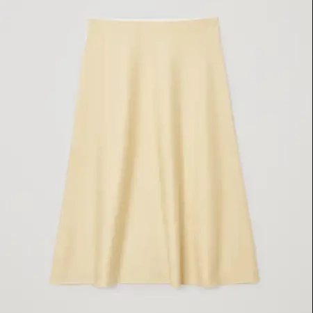 Colour block merino skirt, €99, COS