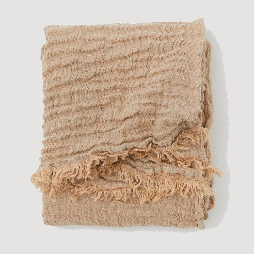 Jute blend bedspread, €99.99