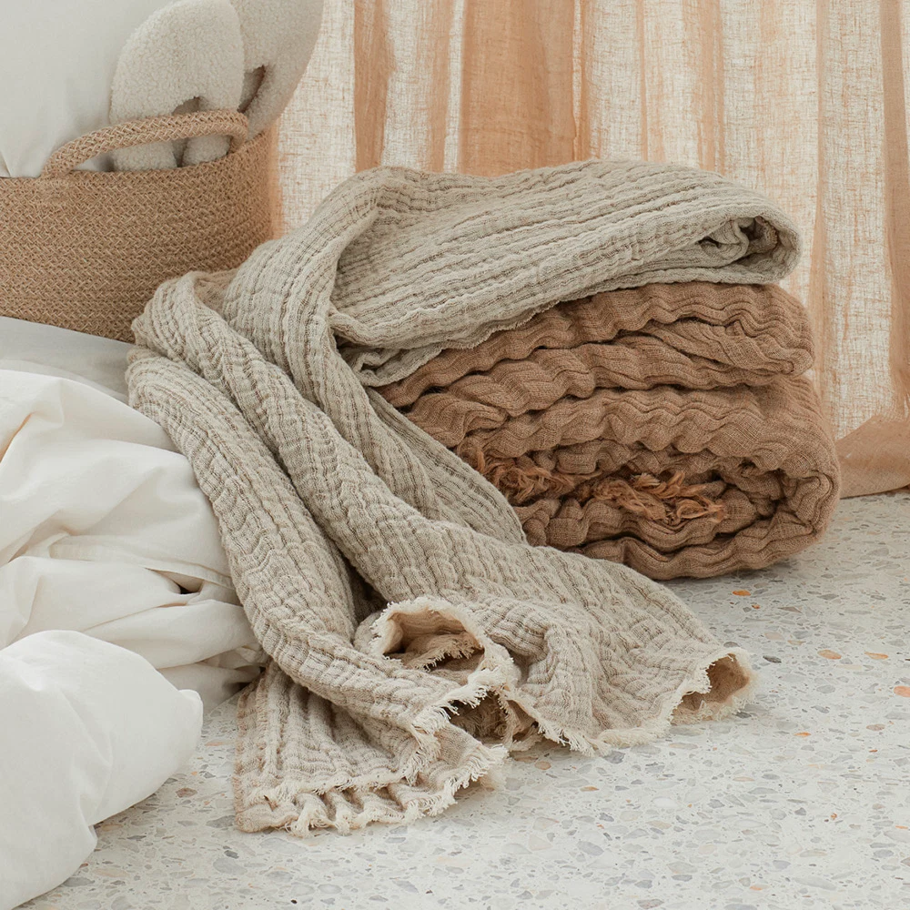 Jute bedspread, €99.99