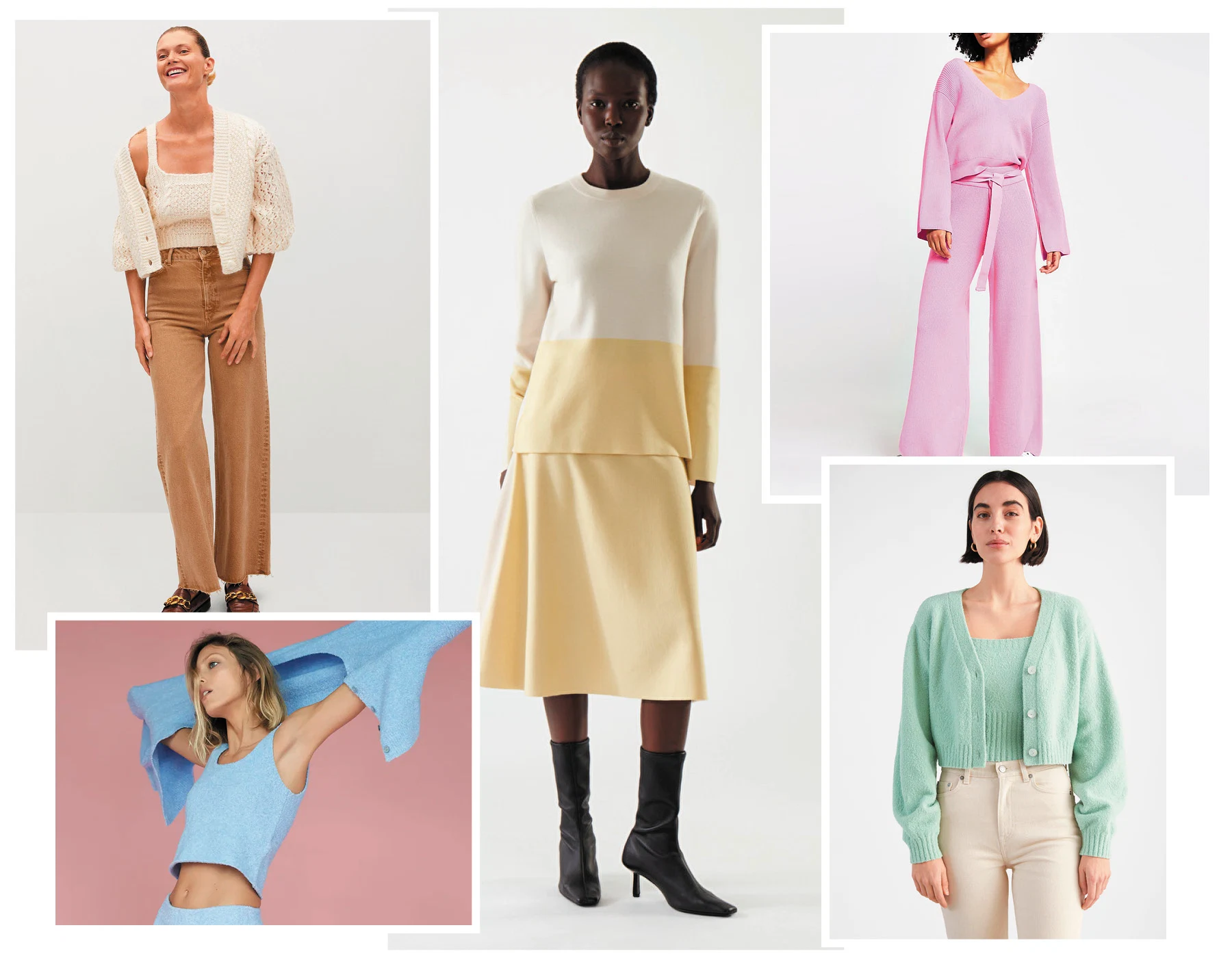 All you need is a light sweater: Celebrate an Irish spring with these 5 pastel knitted co-ords