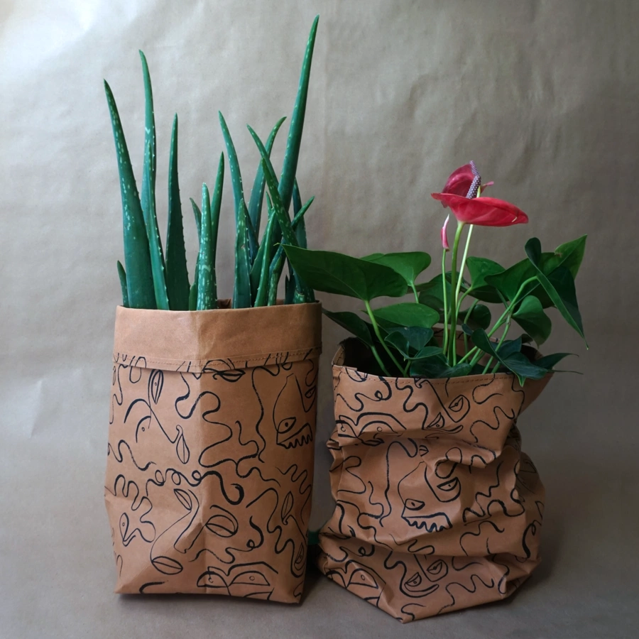 Faces Pot Cover, €8.99, Mimi + Martha