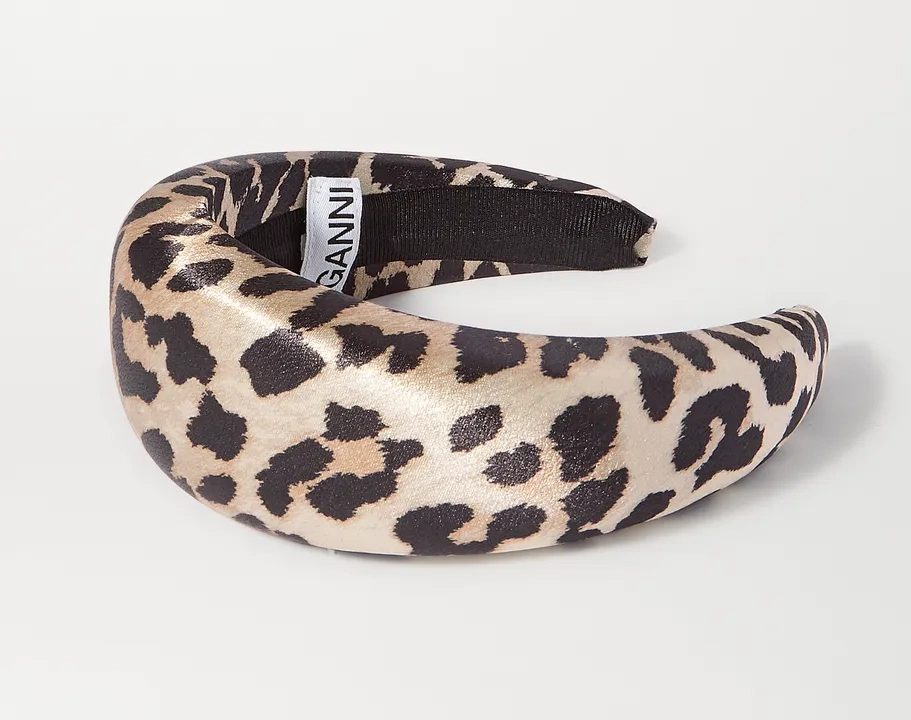 Ganni Leopard Print Headband, €75