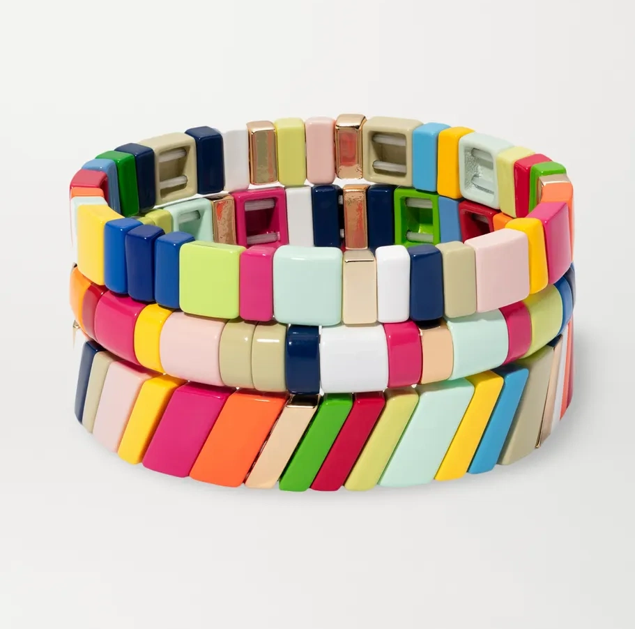 Roxanne Assoulin Fruit Stripe Bracelets, €280