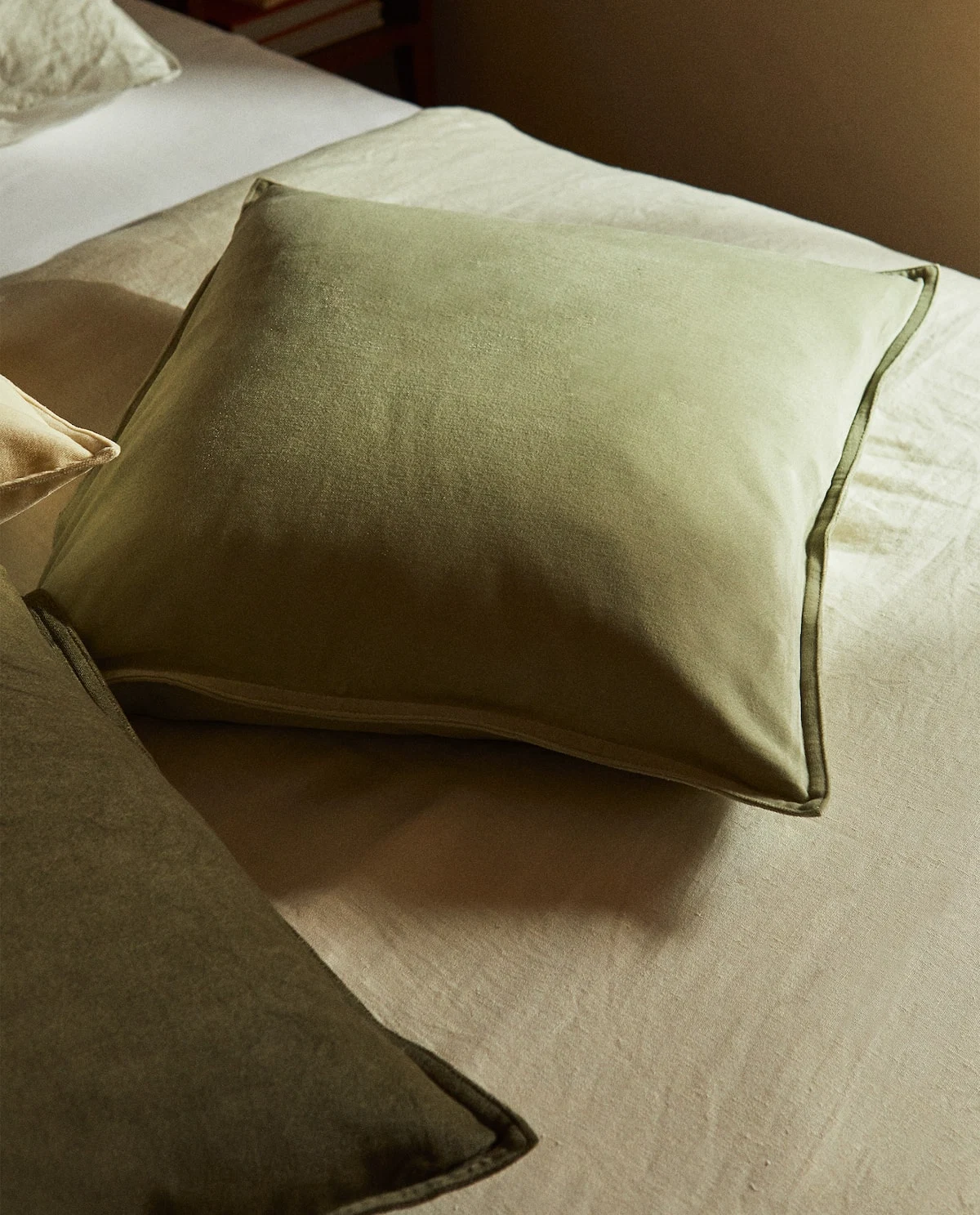 Velvet cushion cover, €11.99, Zara Home