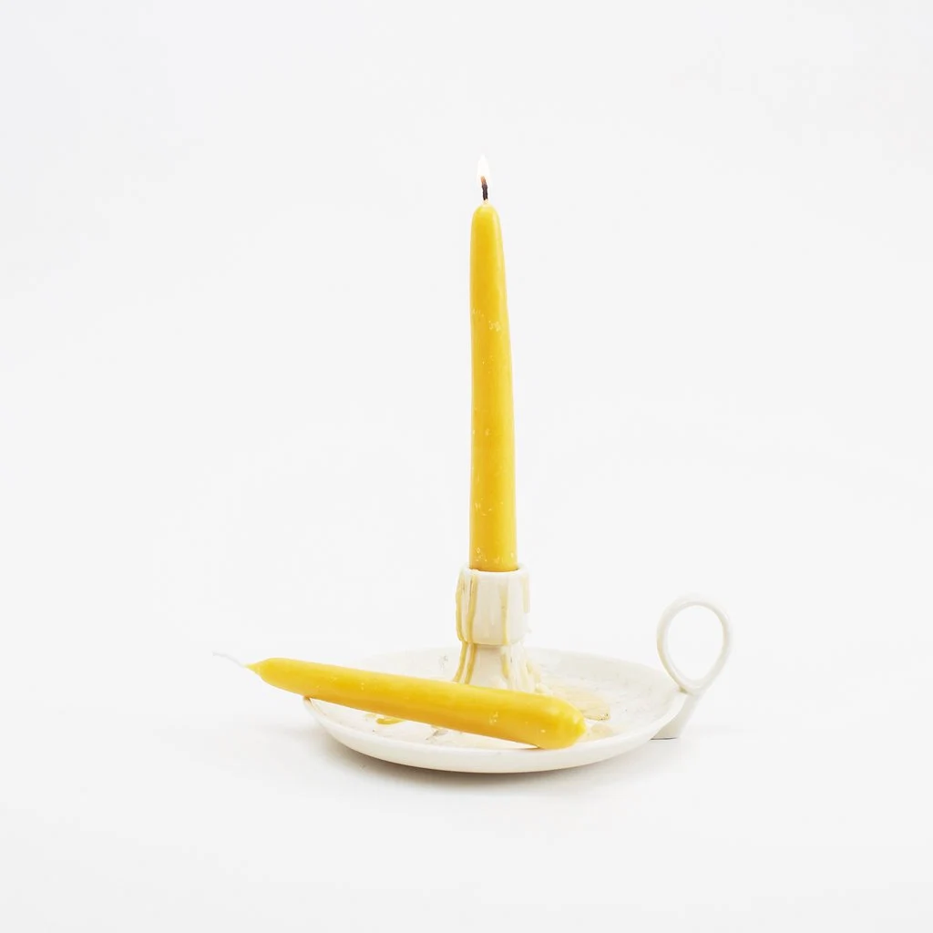 Beeswax Dinner Candles, from €18, Irish Design Shop