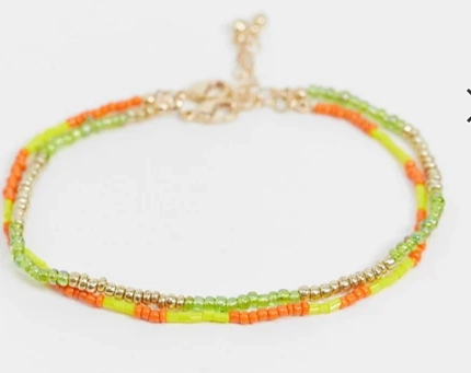 ASOS Design Bead Anklet, €6.05