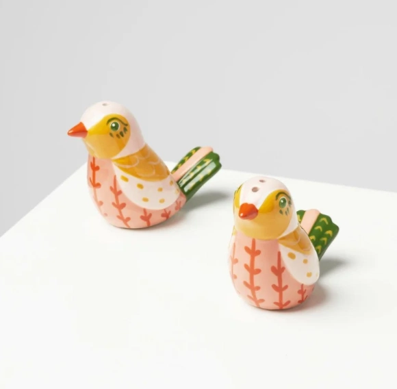 Tropical Bird salt & pepper shakers, €17.71, Oliver Bonas