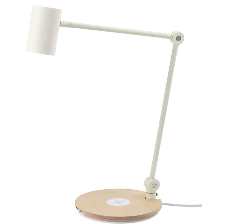 Riggad lamp with wireless charging, €70, Ikea