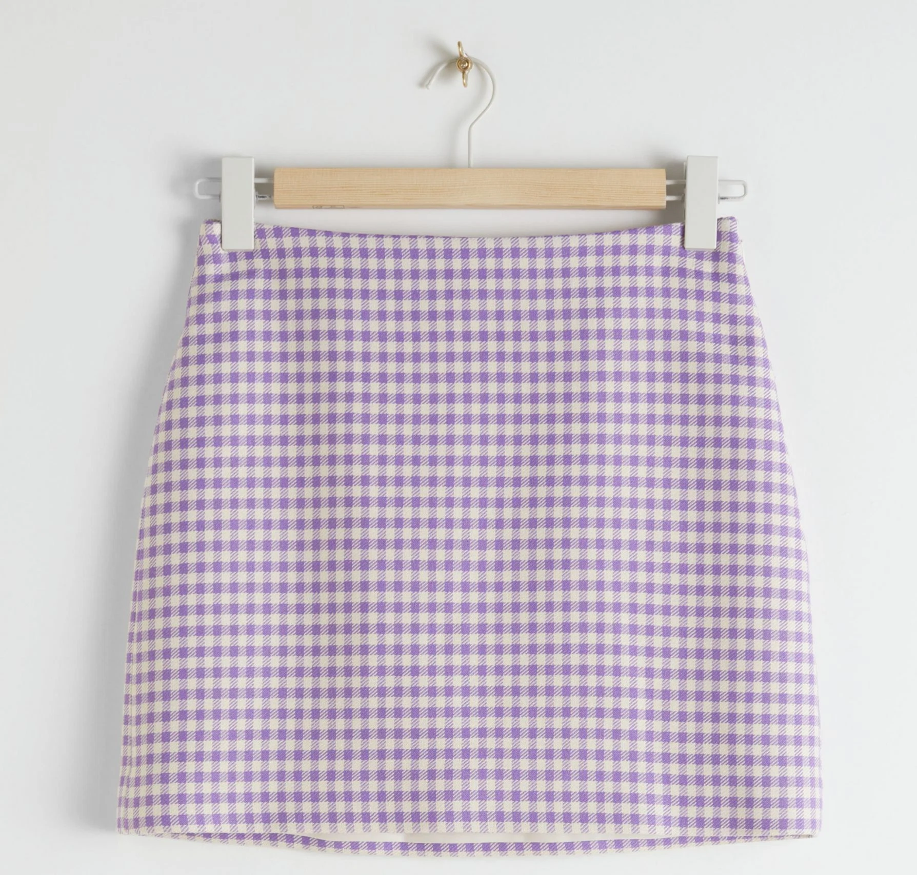 & Other Stories Gingham Mini Skirt, €41
