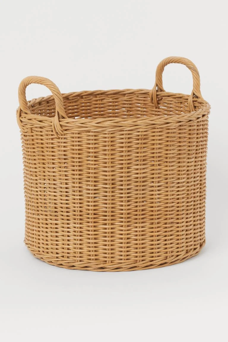 Braided storage basket €39.99, H&M