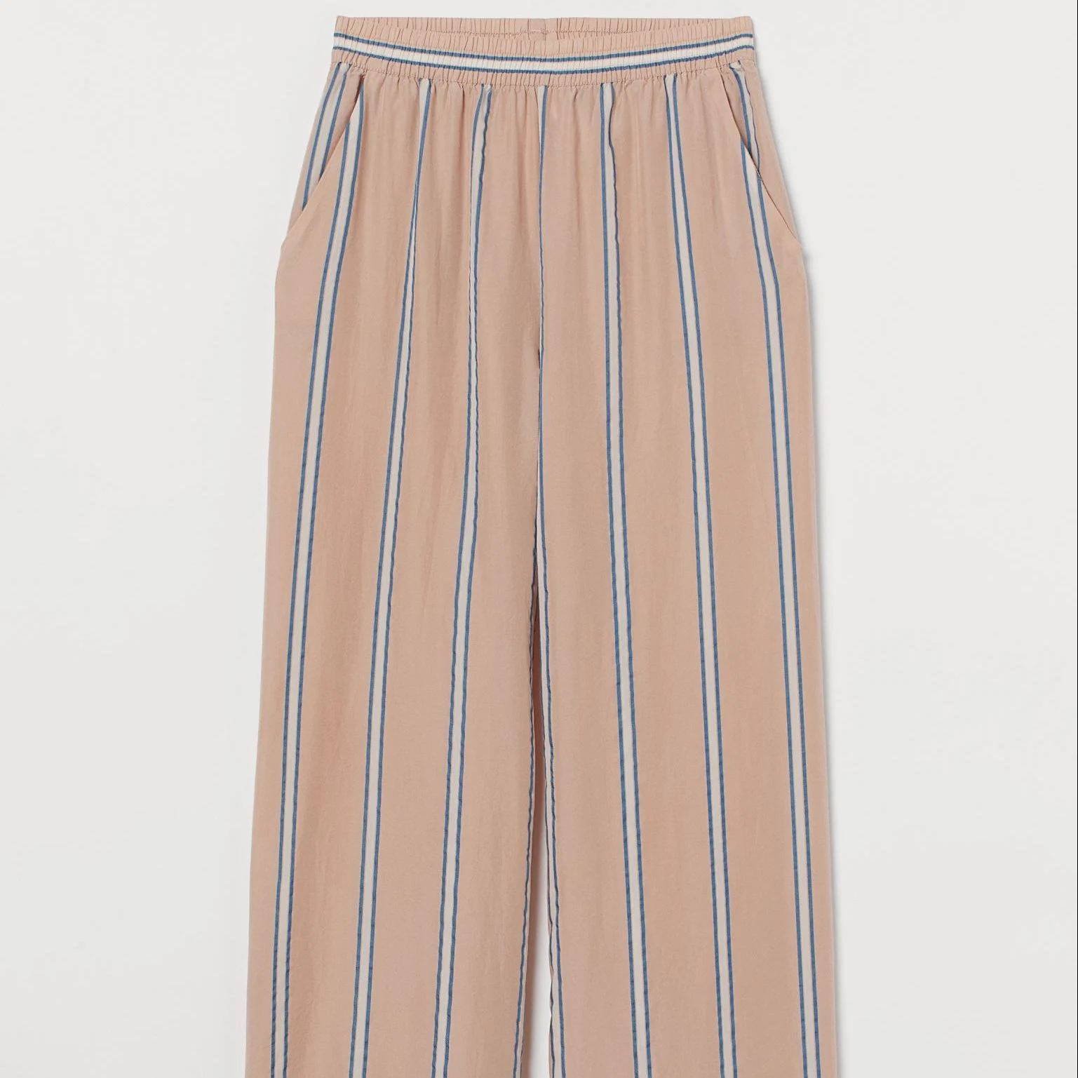 Wide lyocell pyjama bottoms, €22.99, H M