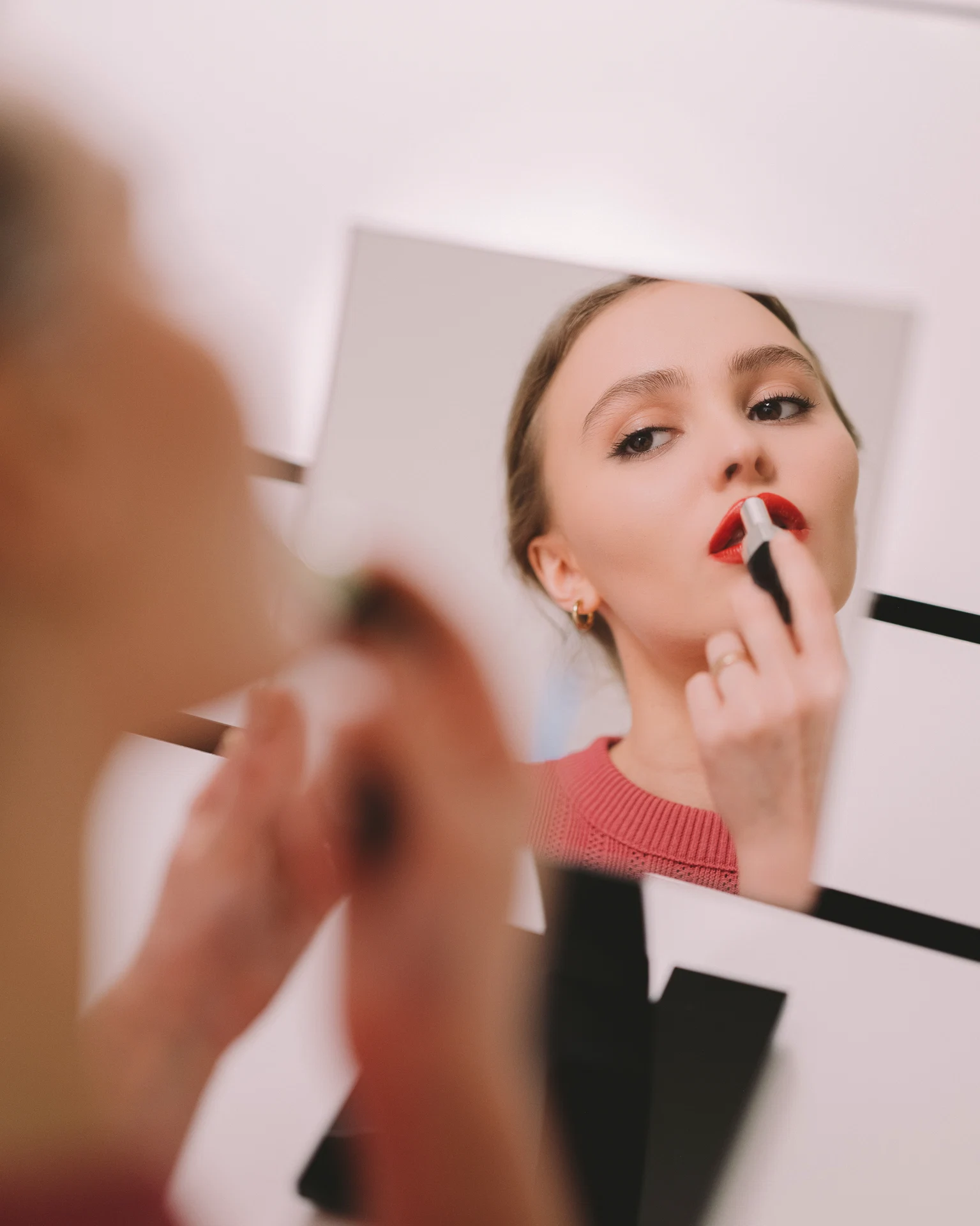 Go behind-the-scenes of the making of a Chanel lipstick with Lily-Rose Depp