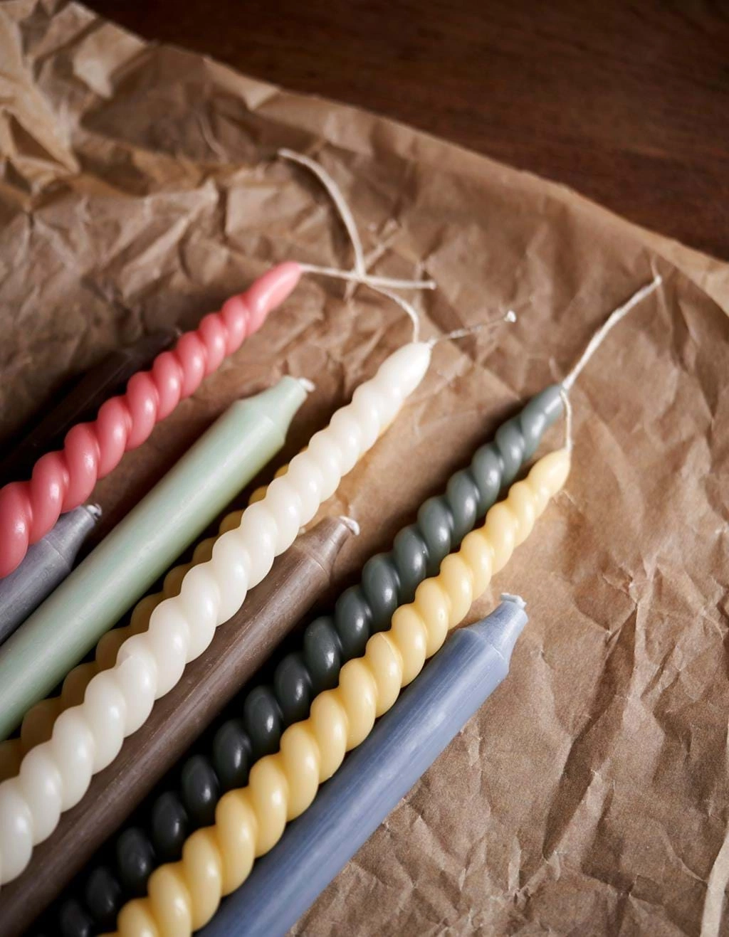 Twisted Candles 35cm, €4.20 each, Sostrene & Grene