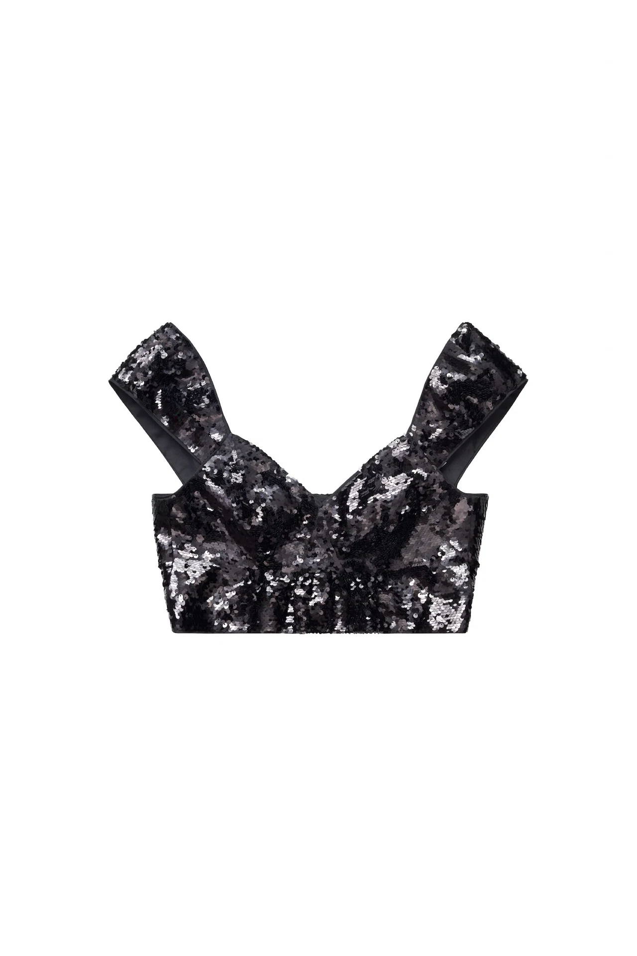 Sequinned bustier, €79.99