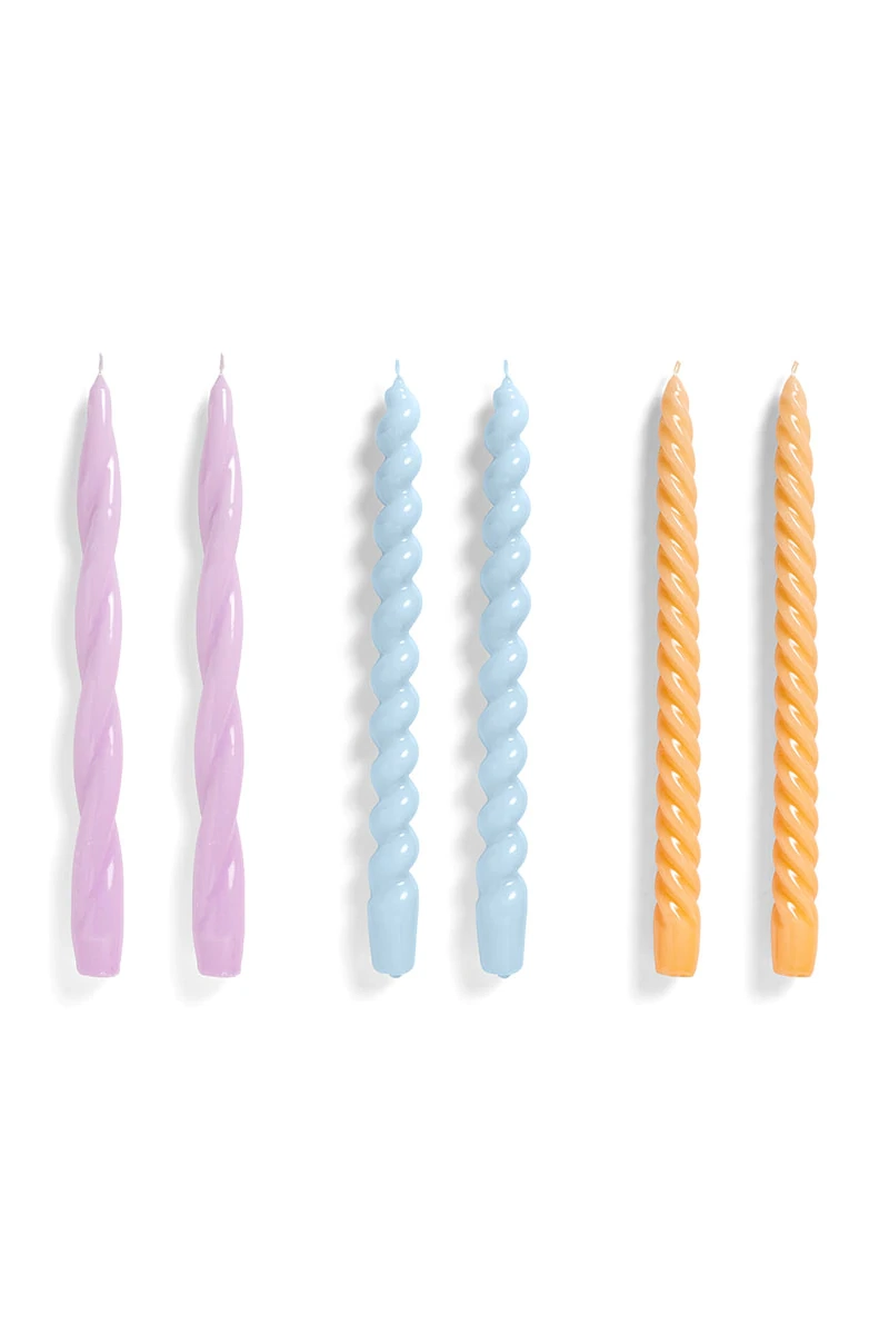 Candle Long Mix (Set of 6), €35, Indigo & Cloth