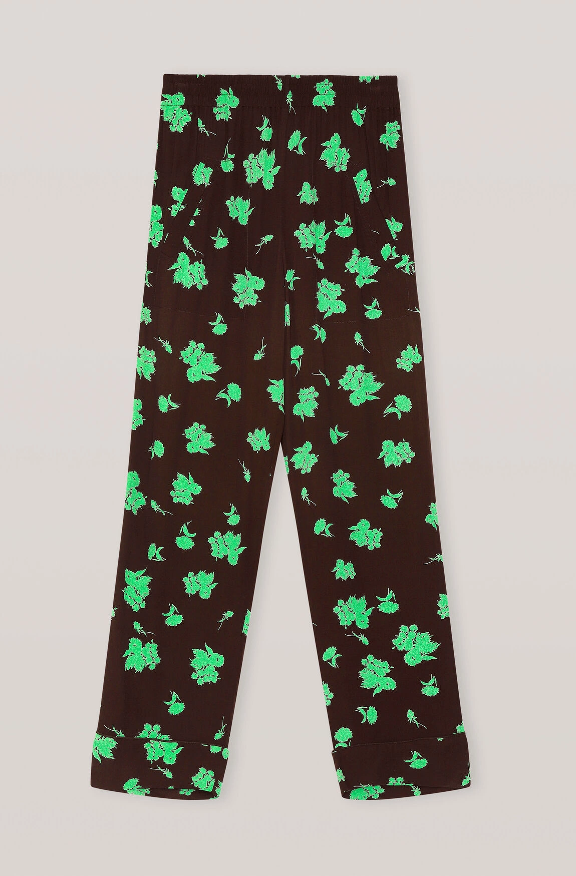 Printer crepe pants, €155, Ganni