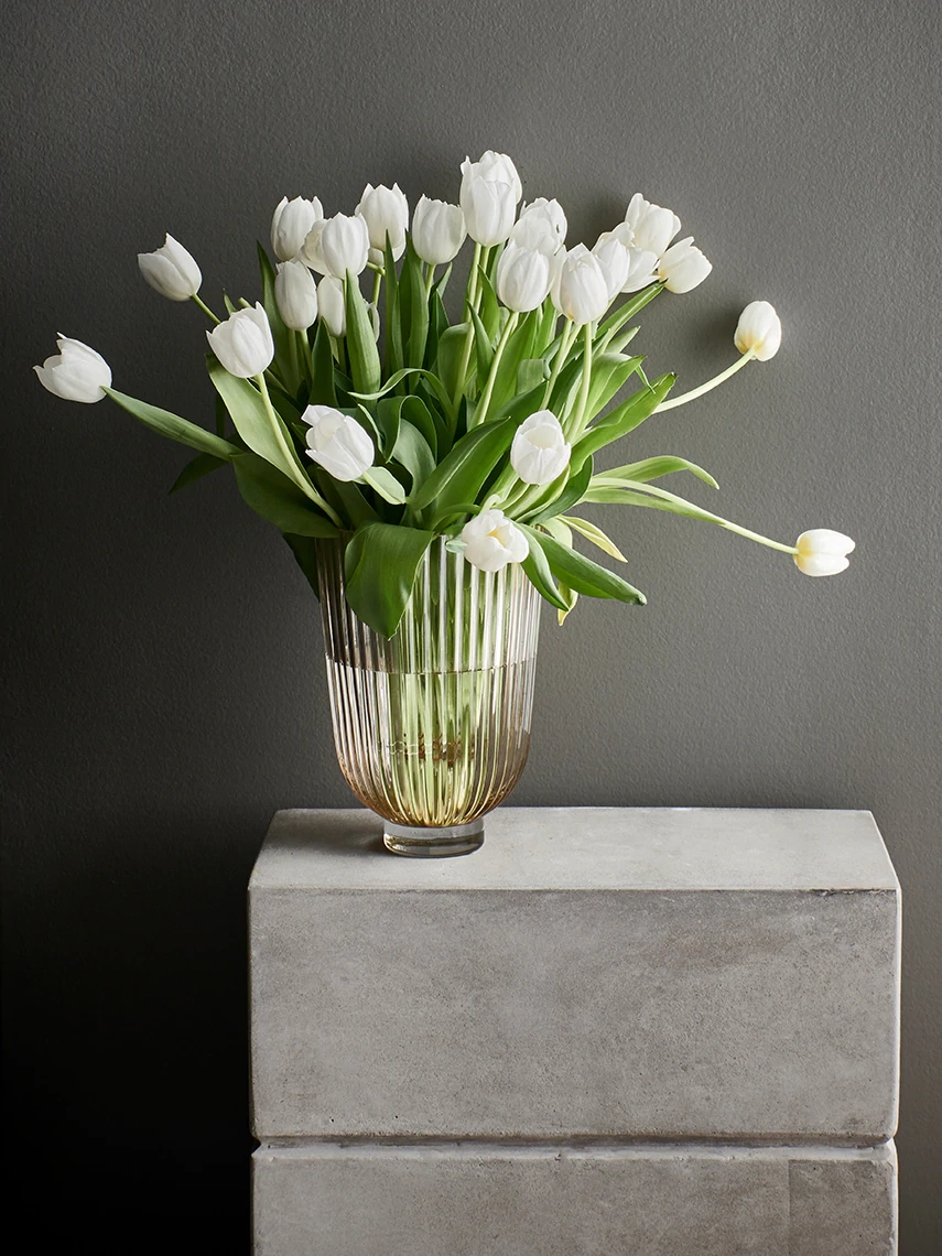 Ribbed Glass Peach, €69, Industry & Co