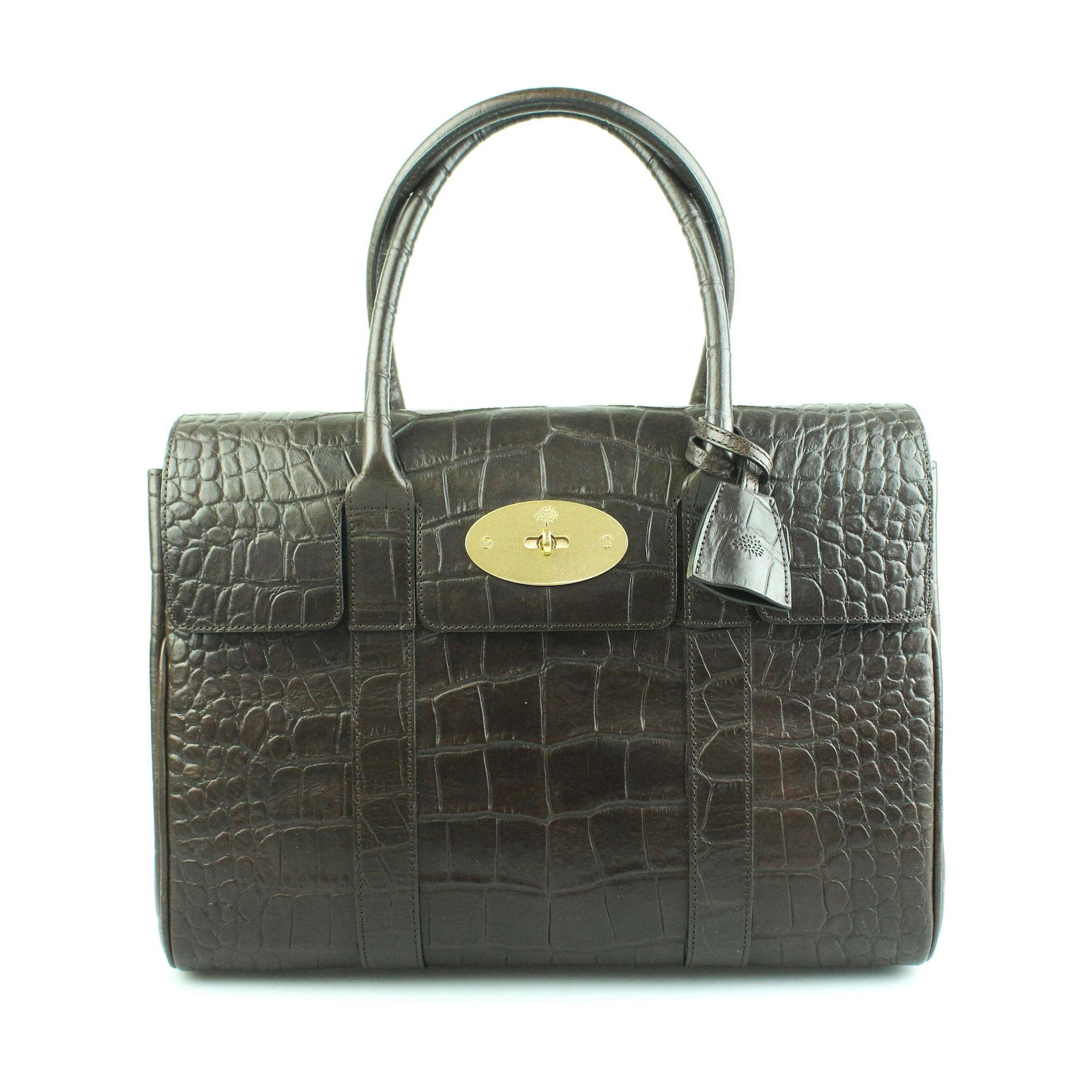 Mulberry pre-loved  Bayswater Croc-Embossed Tote, €899