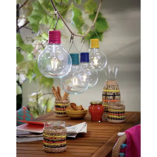 Habitat 4 solar filament lightbulbs, €25, Argos
